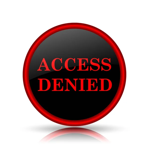 Access denied icon — Stock Photo, Image