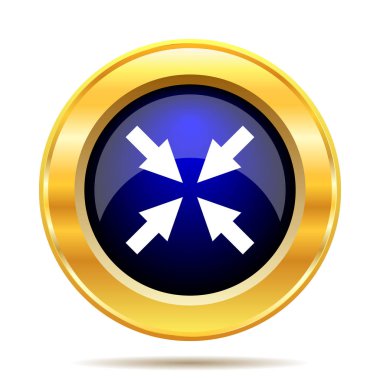 Çıkış tam ekran simgesini. Beyaz arka plan üzerinde Internet düğmesi