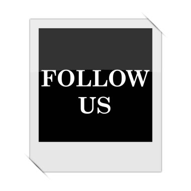 Bir fotoğraf içinde simgesi üzerinde beyaz adam bizi izleyin