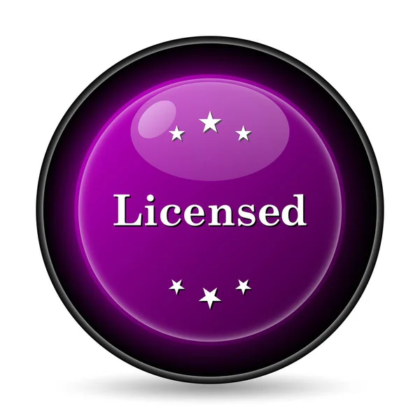 Icono con licencia — Foto de Stock