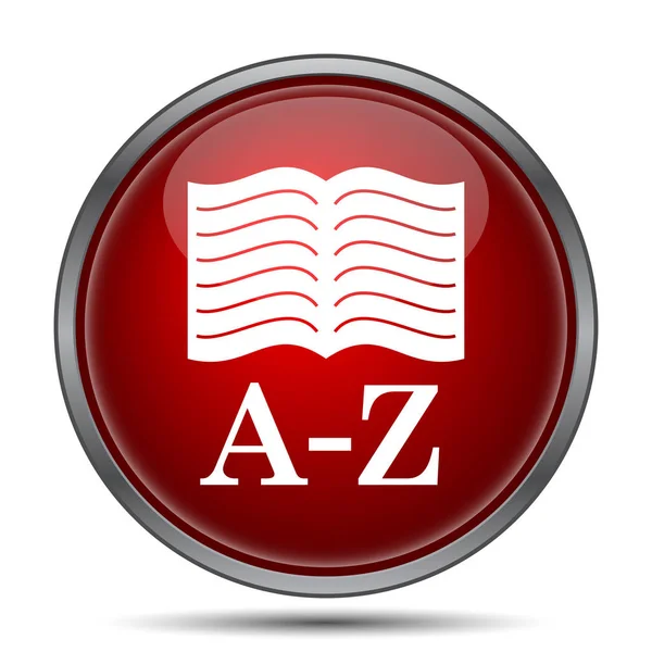 Icono del libro A-Z — Foto de Stock
