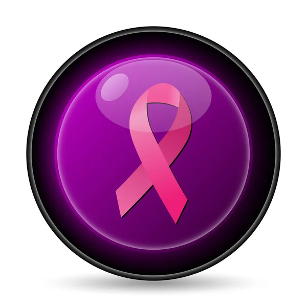 Breast cancer ribbon icon — Stock Photo, Image