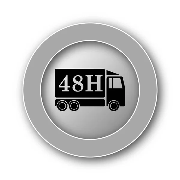 48 एच वितरण ट्रक चिन्ह — स्टॉक फोटो, इमेज
