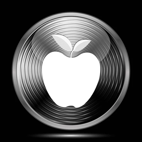 Ikona jabłko — Zdjęcie stockowe