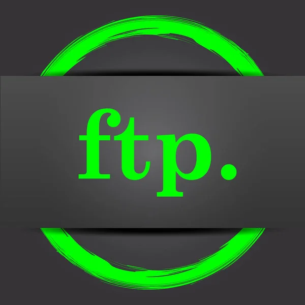 FTP. ikona — Zdjęcie stockowe