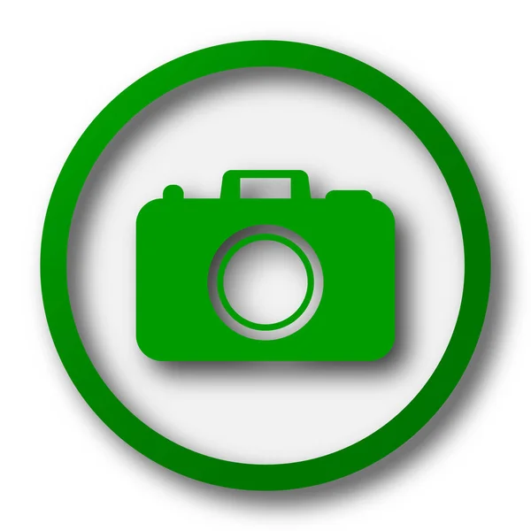 Photo Camera Icon Internet Button White Background — Stock Photo, Image