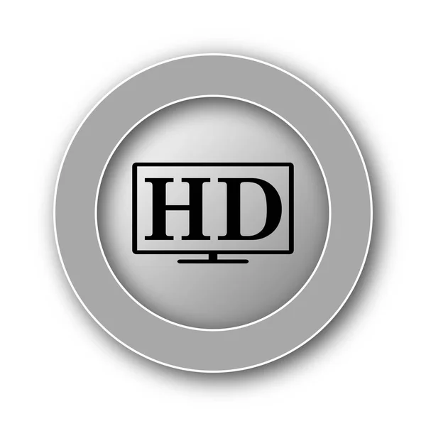 Значок Телевізора Інтернет Кнопки Білому Тлі — стокове фото