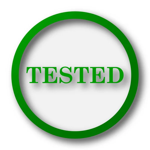 Tested icon — Stock Photo, Image