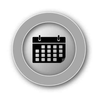 Takvim simgesini. Beyaz arka plan üzerinde Internet düğmesi