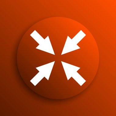 Çıkış tam ekran simgesini. Portakal adam Internet düğmesini