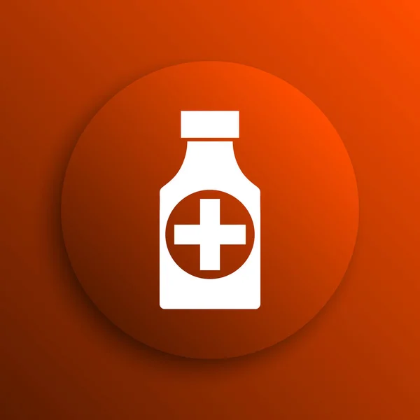 Pills bottle  icon — Stock Photo, Image