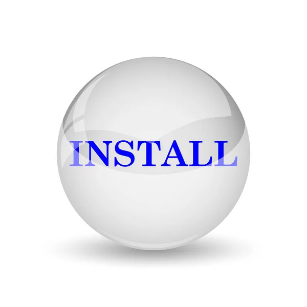 Instalar icono — Foto de Stock