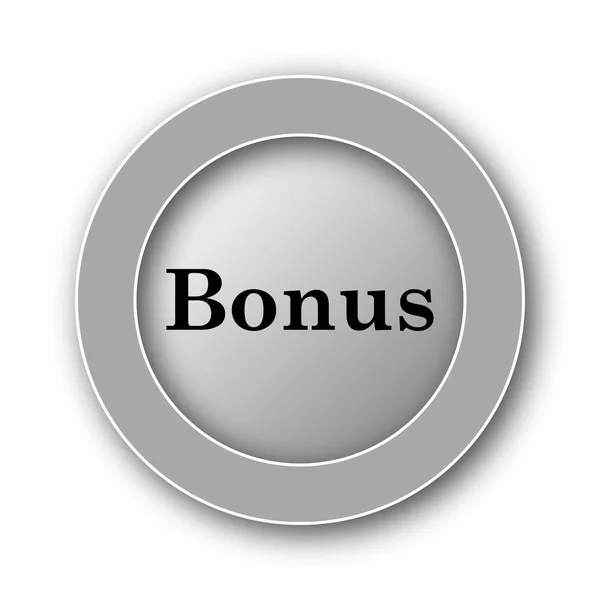 Значок Бонуса Кнопка Интернет Белом Фоне — стоковое фото