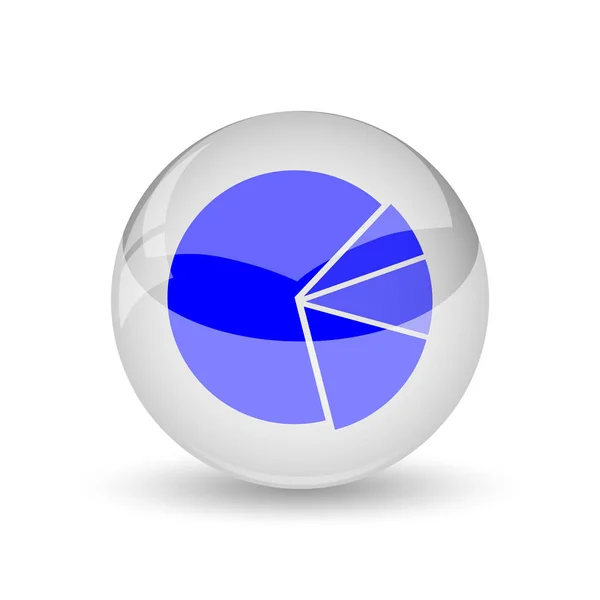 Пиктограмма Кнопка Интернет Белом Фоне — стоковое фото
