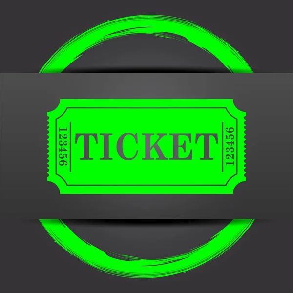 Cinema ticket icon — Stock Photo, Image