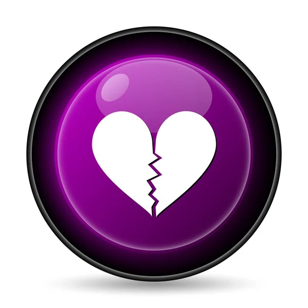 Icono del corazón roto —  Fotos de Stock