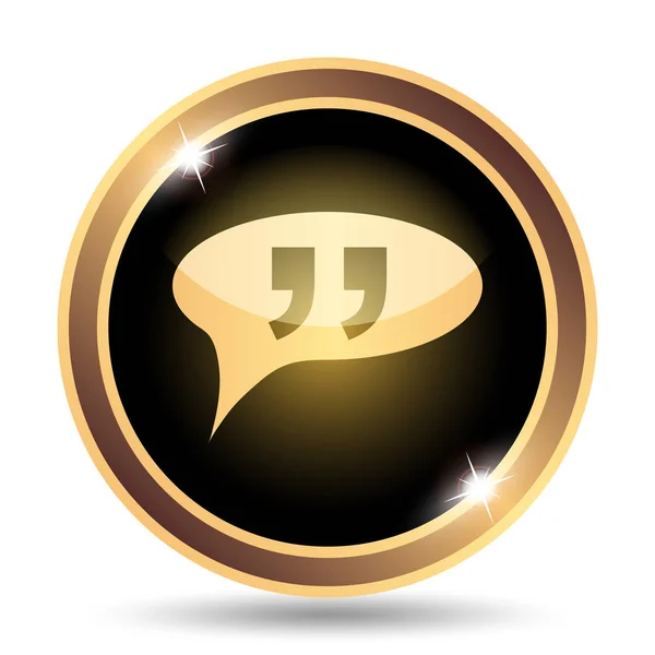 Double quotes icon — Stock Photo, Image