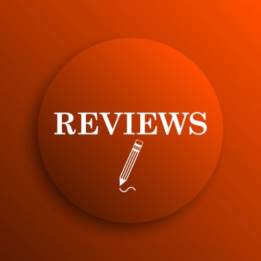 Değerlendirme simgesi. Portakal adam Internet düğmesini