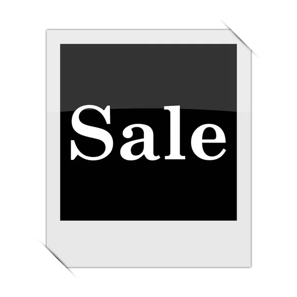 Sale Icon Photo White Backgroun — Stock Photo, Image