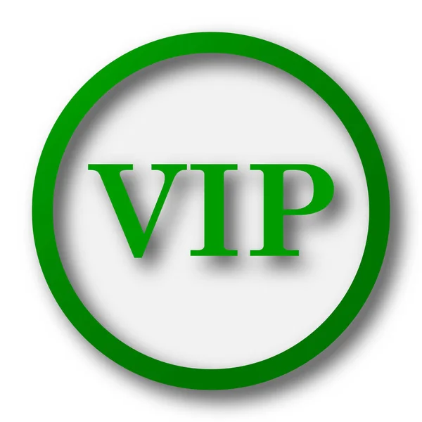 Vip Pictogram Internet Knop Witte Achtergrond — Stockfoto