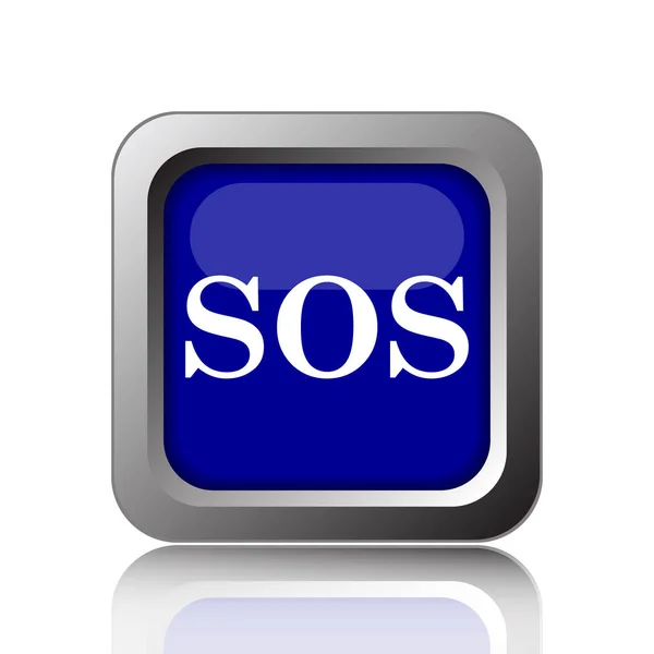 SOS icon — Stock Photo, Image