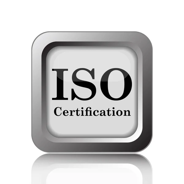 Icona di certificazione iso — Foto Stock