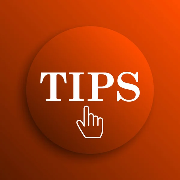 Tips icon — Stock Photo, Image