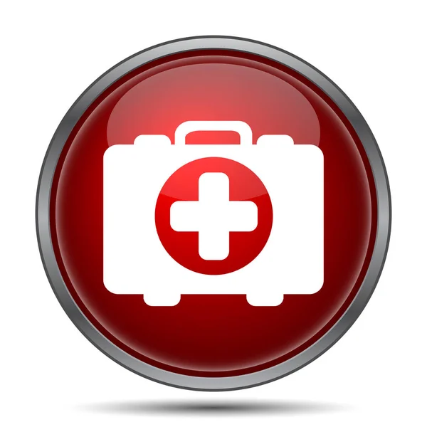 Medical Bag Icon Internet Button White Background — Stock Photo, Image