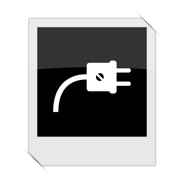 Plug icon — Stock Photo, Image