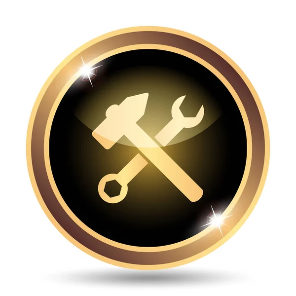 Tools Icon Internet Button White Background — Stock Photo, Image