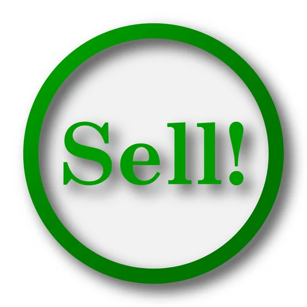 Sell Icon Internet Button White Background — Stock Photo, Image