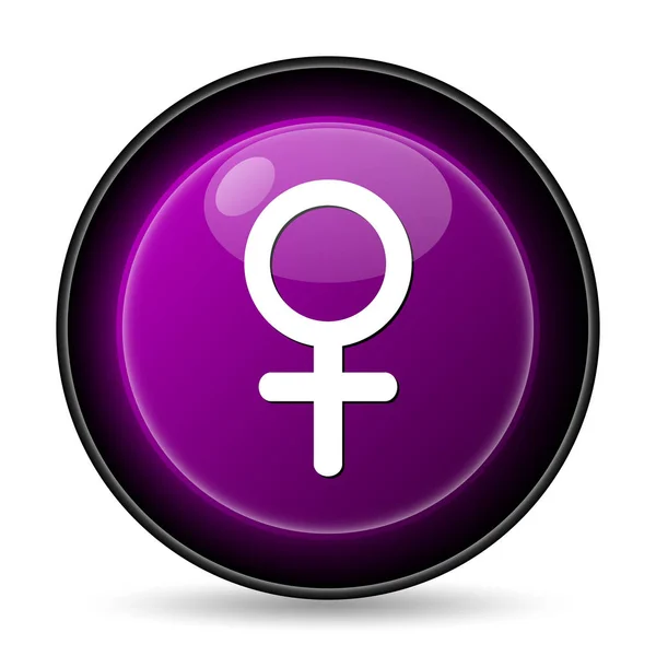Ikona kobiece kobieta znak — Zdjęcie stockowe