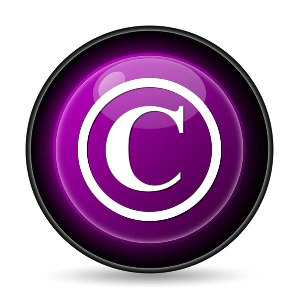 Icona del copyright — Foto Stock