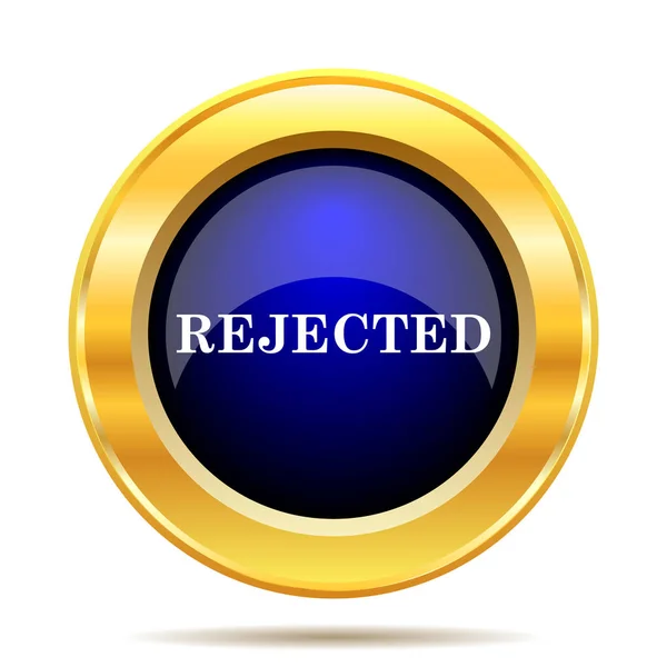 Rejected Icon Internet Button White Background — Stock Photo, Image