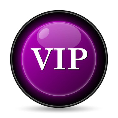 VIP simgesi. Beyaz arka plan üzerinde Internet düğmesi