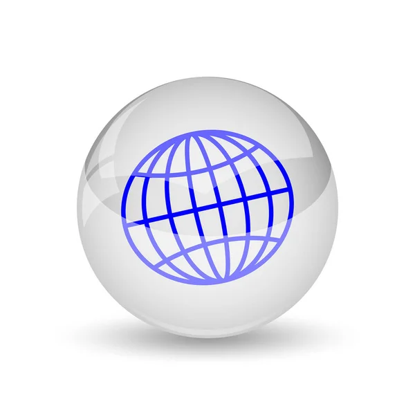 Globe-icoon — Stockfoto