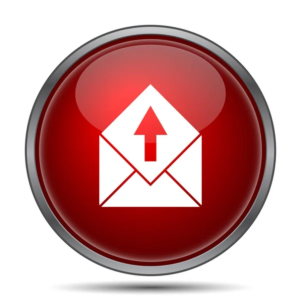 Send Mail Icon Internet Button White Background — Stock Photo, Image