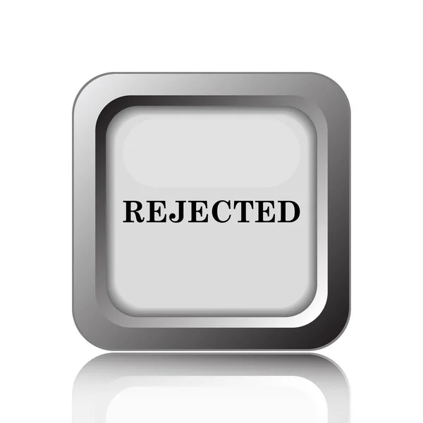 Rejected Icon Internet Button White Background — Stock Photo, Image