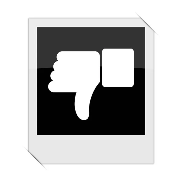 Thumb down icon — Stock Photo, Image