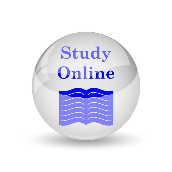 Online-Ikone studieren — Stockfoto