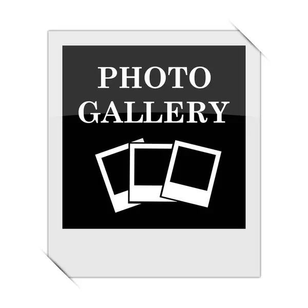 Icono galería de fotos — Foto de Stock