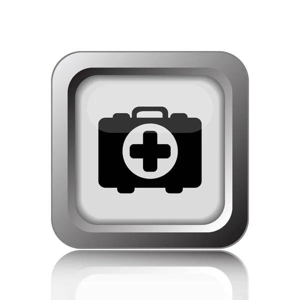 Medical Bag Icon Internet Button White Background — Stock Photo, Image