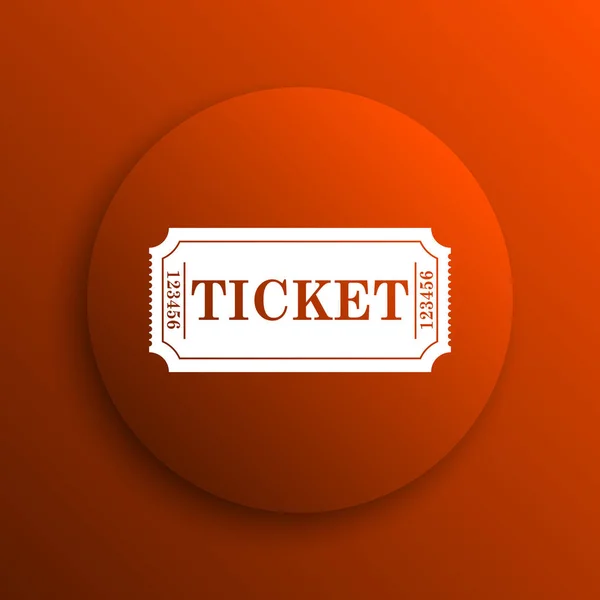 Иконка билета в кино — стоковое фото