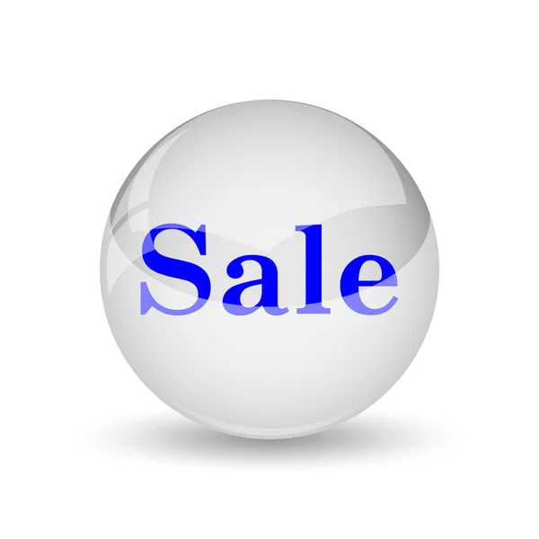 Иконка Продажи Кнопка Интернет Белом Фоне — стоковое фото