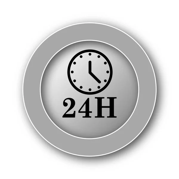 24H icono del reloj — Foto de Stock