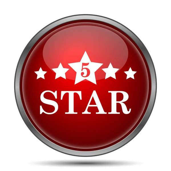 Star Icon Internet Button White Background — Stock Photo, Image