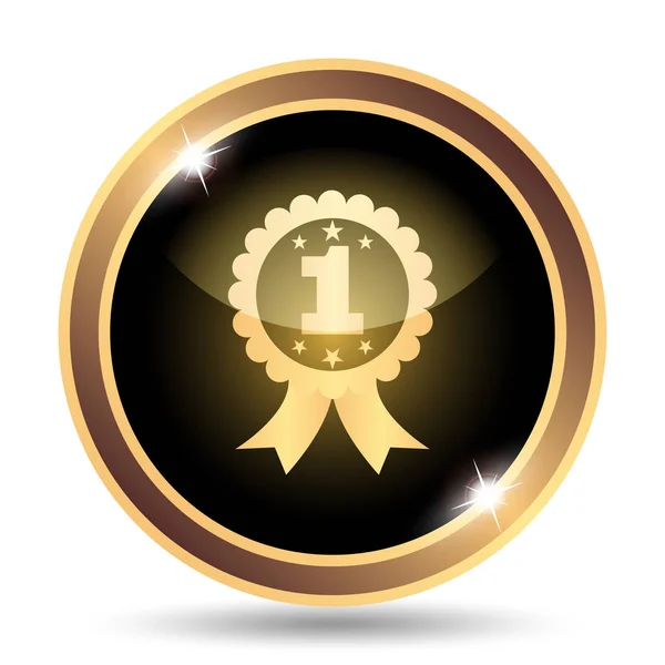 First prize ribbon icon — Stock Photo, Image