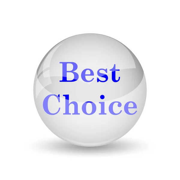 Best Choice Icon Internet Button White Background — Stock Photo, Image