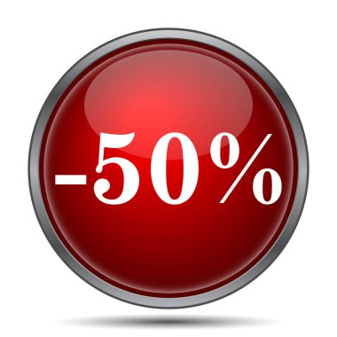 yüzde 50 indirim simgesi