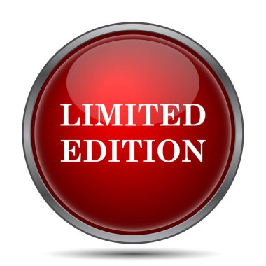 sınırlı sayıda simgesi. Beyaz arka plan üzerinde Internet düğmesi